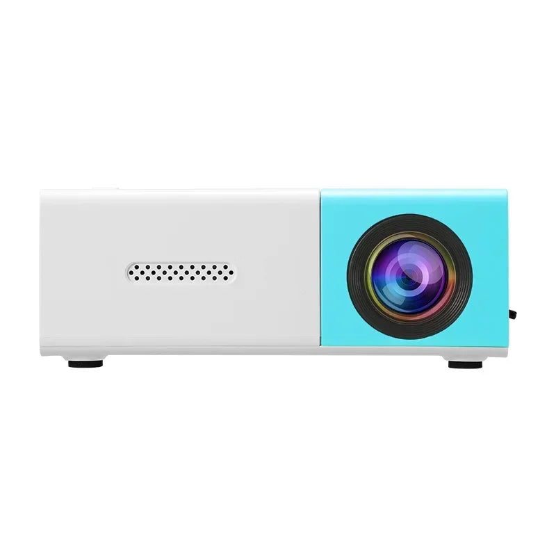 Portable Mini Projector with Full HD 1080P Support -Includes Remote Control, USB-Powered, Ideal for Smartphones, and USB Devices