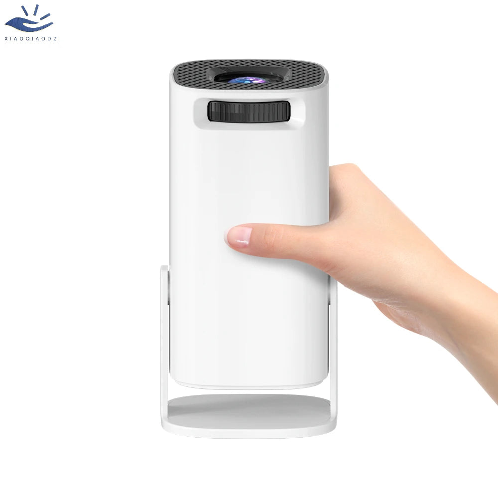 XIAOQIAODZ 4K Mini Portable Projector P30 Game Home Theater LED 8K 1080P Android Smart Video Pocket Wifi BT Cinema HD