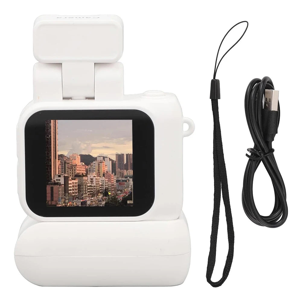 Mini Camera with Screen HD 1080p Retro Ultra Compact Camera with Flash Light and Battery Dock Digital Camera Pocket Cam