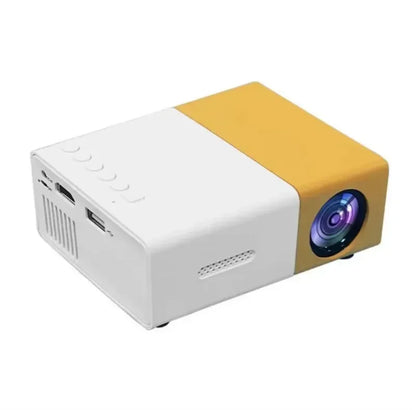 Portable Mini Projector with Full HD 1080P Support -Includes Remote Control, USB-Powered, Ideal for Smartphones, and USB Devices